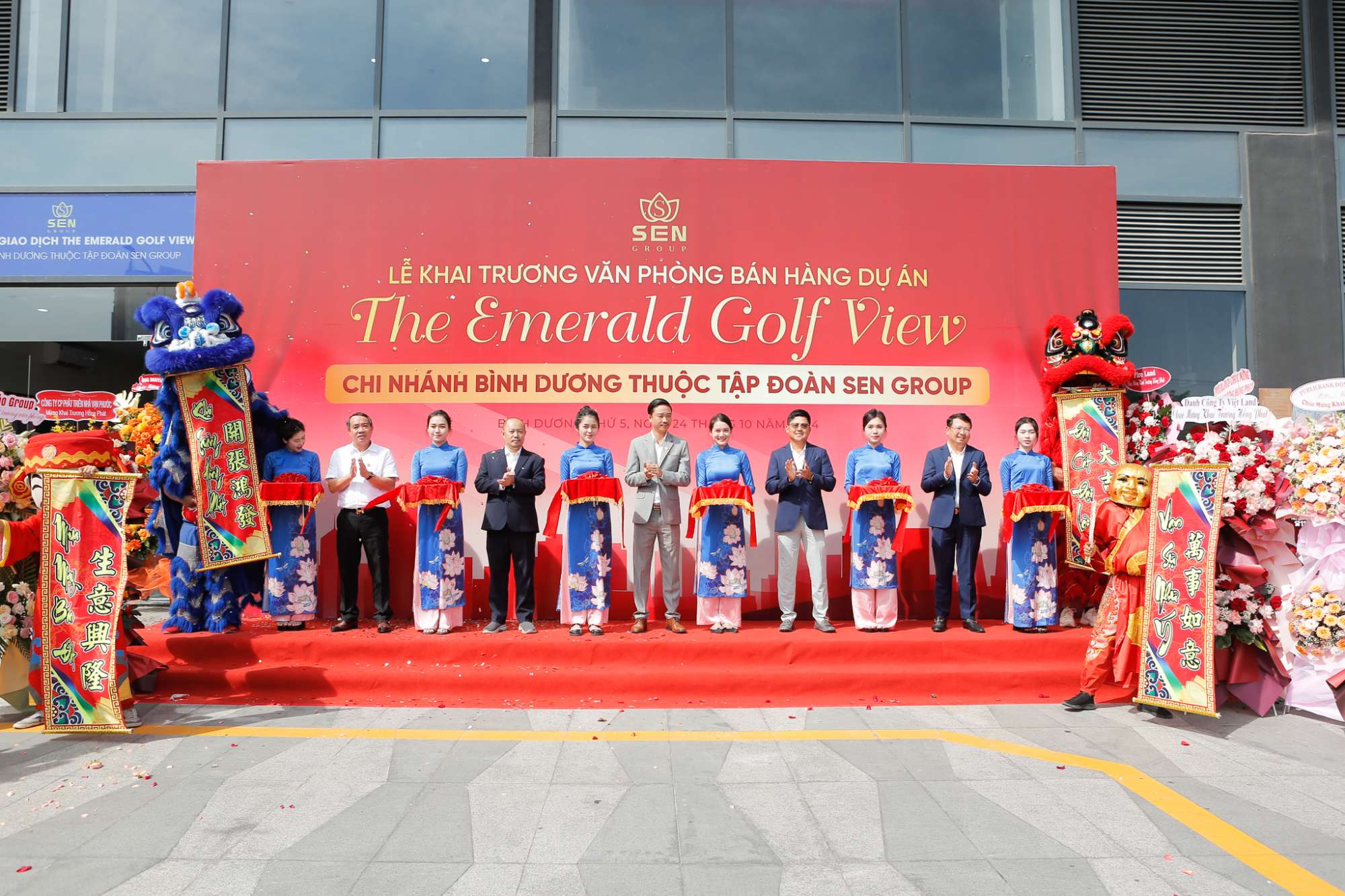 CHÍNH THỨC KHAI TRƯƠNG VĂN PHÒNG BÁN HÀNG DỰ ÁN THE EMERALD GOLF VIEW – CHI NHÁNH BÌNH DƯƠNG THUỘC TẬP ĐOÀN SEN GROUP